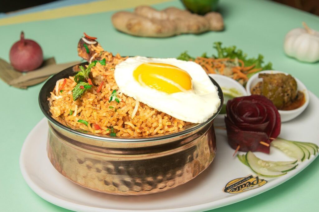 biryani, rice dish, indian cuisine, dish, meal, dinner, lunch, biryani, biryani, biryani, biryani, biryani